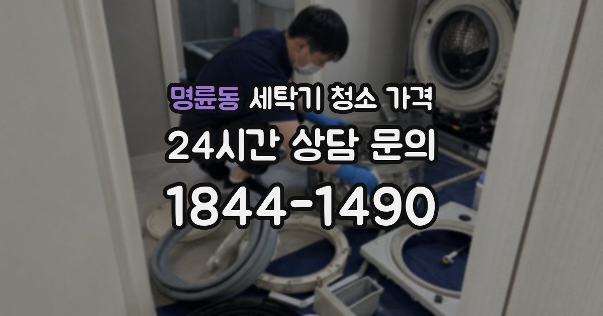명륜동 세탁기 청소 가격
