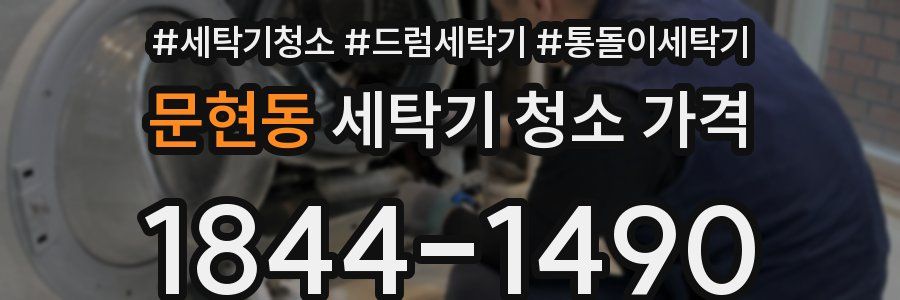 문현동 세탁기 청소 가격