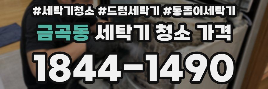 금곡동 세탁기 청소 가격