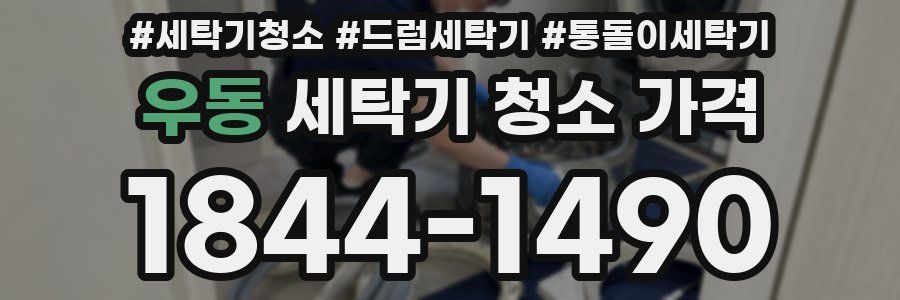 우동 세탁기 청소 가격