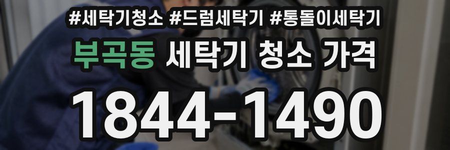 부곡동 세탁기 청소 가격
