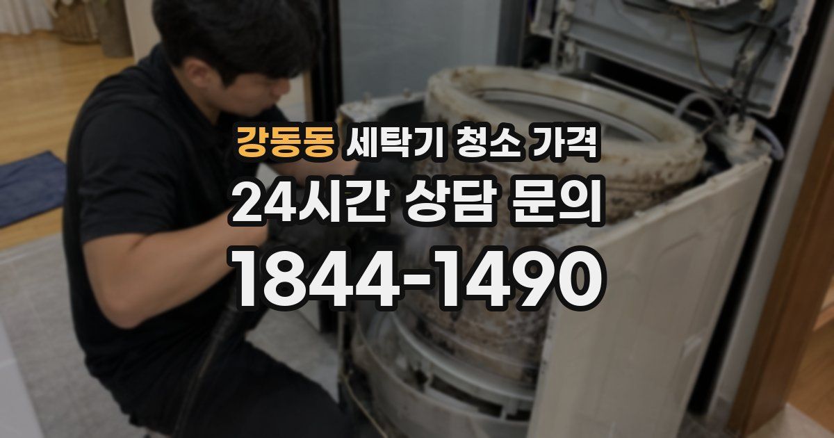 강동동 세탁기 청소 가격