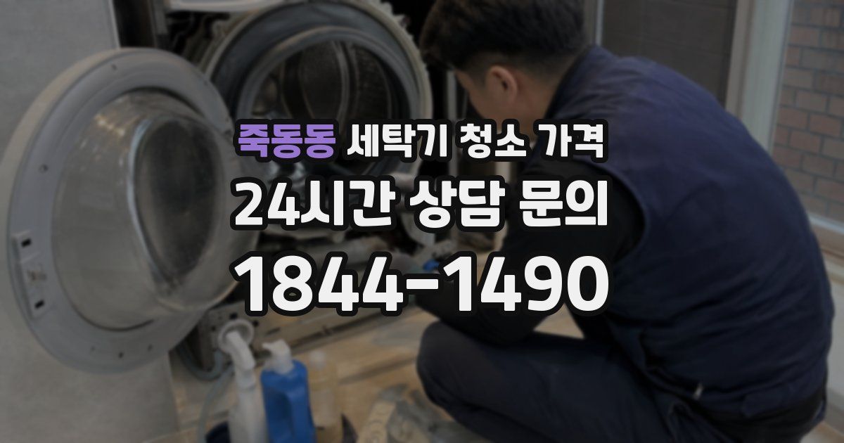 죽동동 세탁기 청소 가격