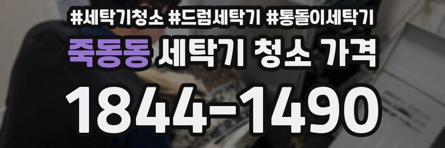 죽동동 세탁기 청소 가격