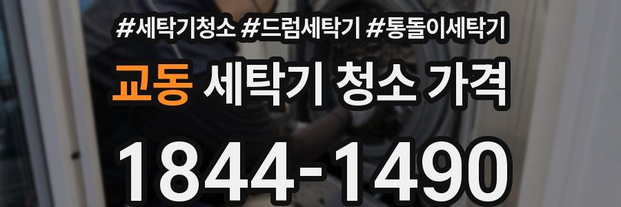 교동 세탁기 청소 가격