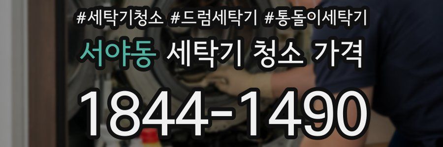 서야동 세탁기 청소 가격