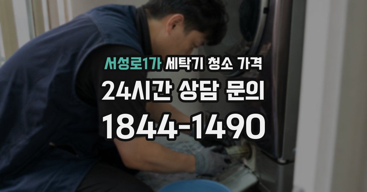 서성로1가 세탁기 청소 가격