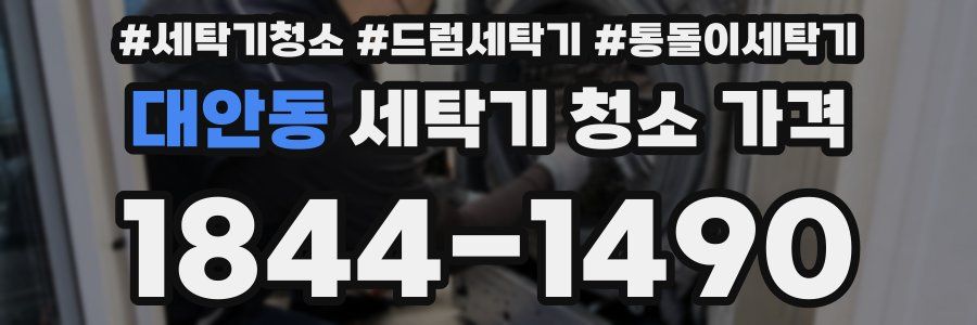 대안동 세탁기 청소 가격