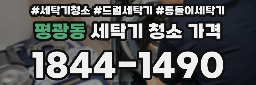 평광동 세탁기 청소 가격