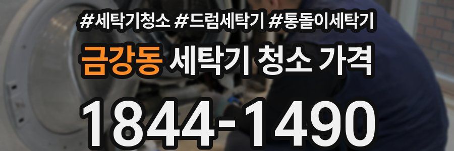 금강동 세탁기 청소 가격