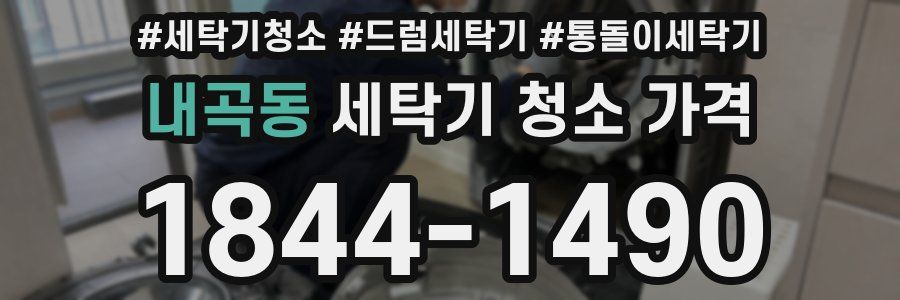 내곡동 세탁기 청소 가격