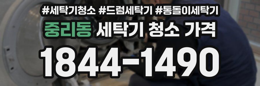 중리동 세탁기 청소 가격