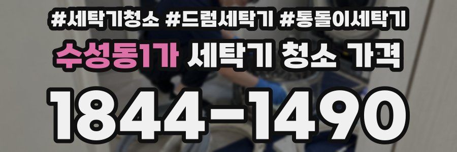 수성동1가 세탁기 청소 가격
