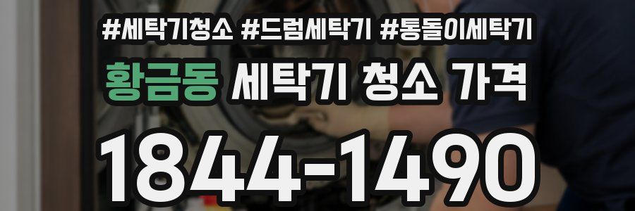 황금동 세탁기 청소 가격