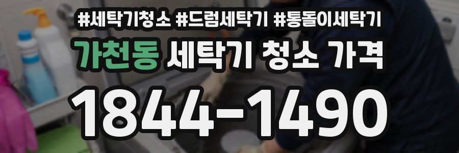가천동 세탁기 청소 가격