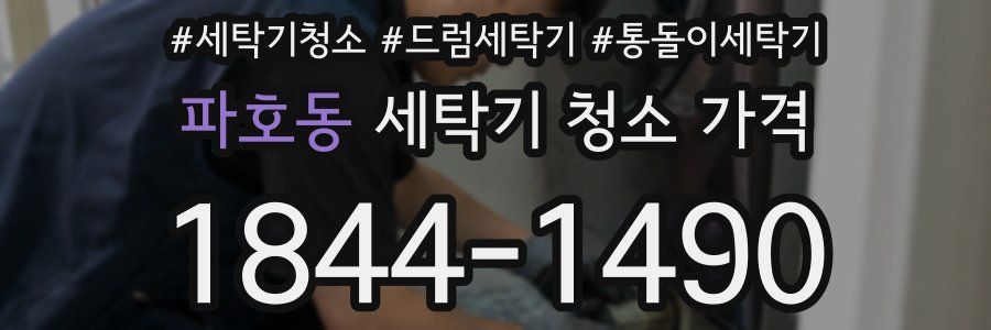 파호동 세탁기 청소 가격