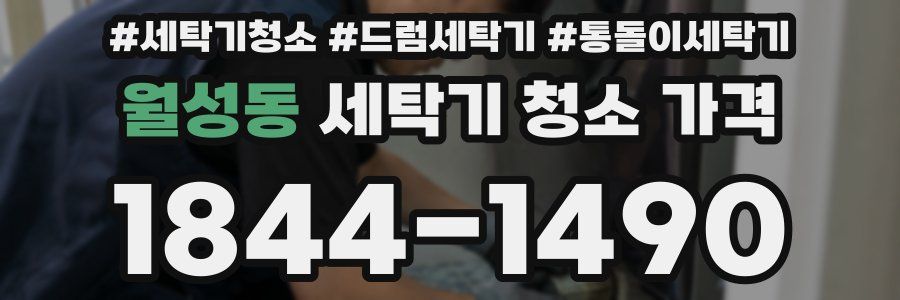 월성동 세탁기 청소 가격