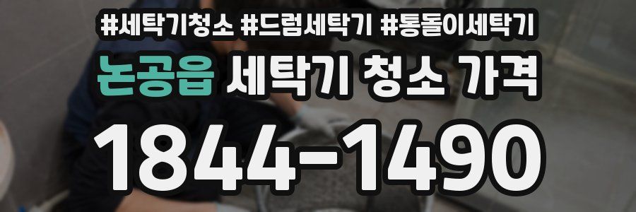 논공읍 세탁기 청소 가격