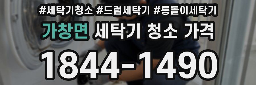 가창면 세탁기 청소 가격