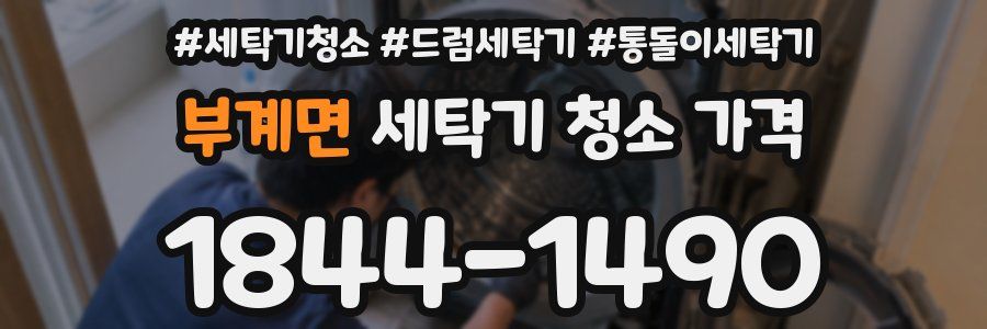 부계면 세탁기 청소 가격