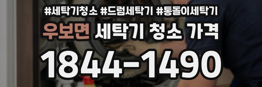 우보면 세탁기 청소 가격