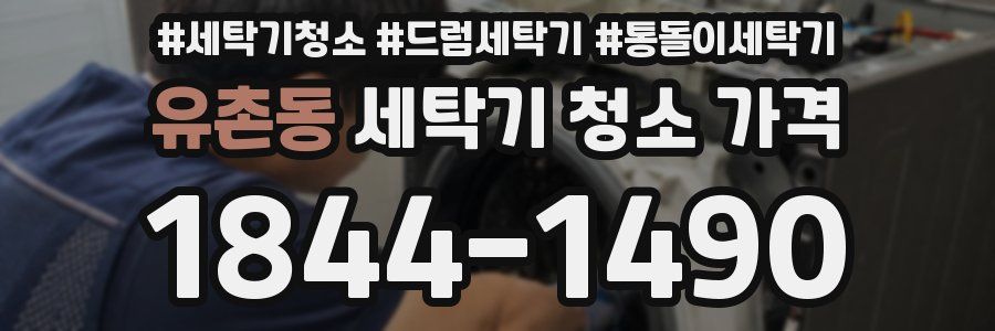 유촌동 세탁기 청소 가격