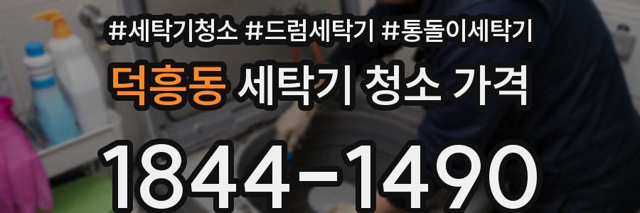 덕흥동 세탁기 청소 가격