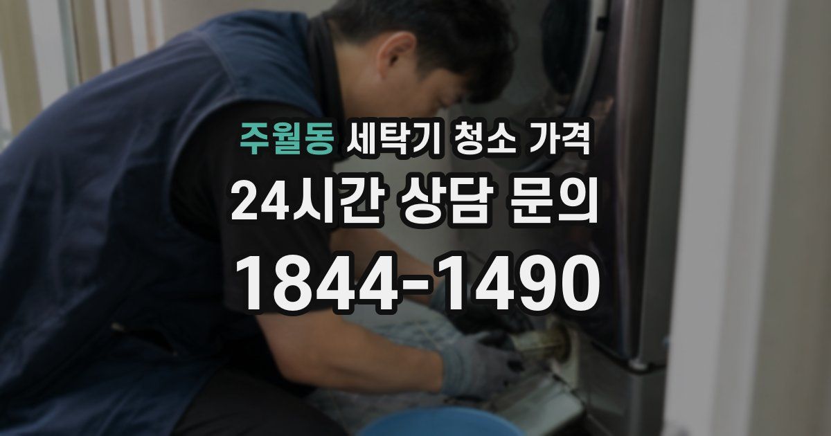 주월동 세탁기 청소 가격
