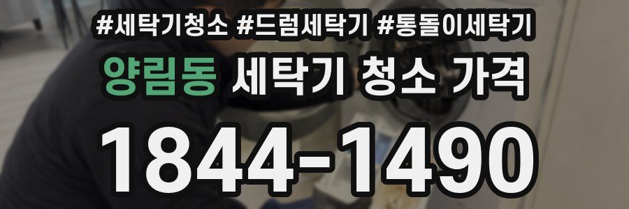 양림동 세탁기 청소 가격