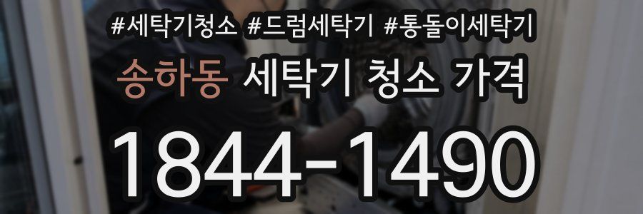 송하동 세탁기 청소 가격