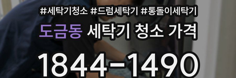 도금동 세탁기 청소 가격
