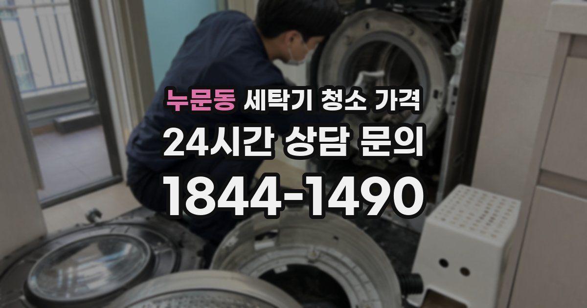 누문동 세탁기 청소 가격
