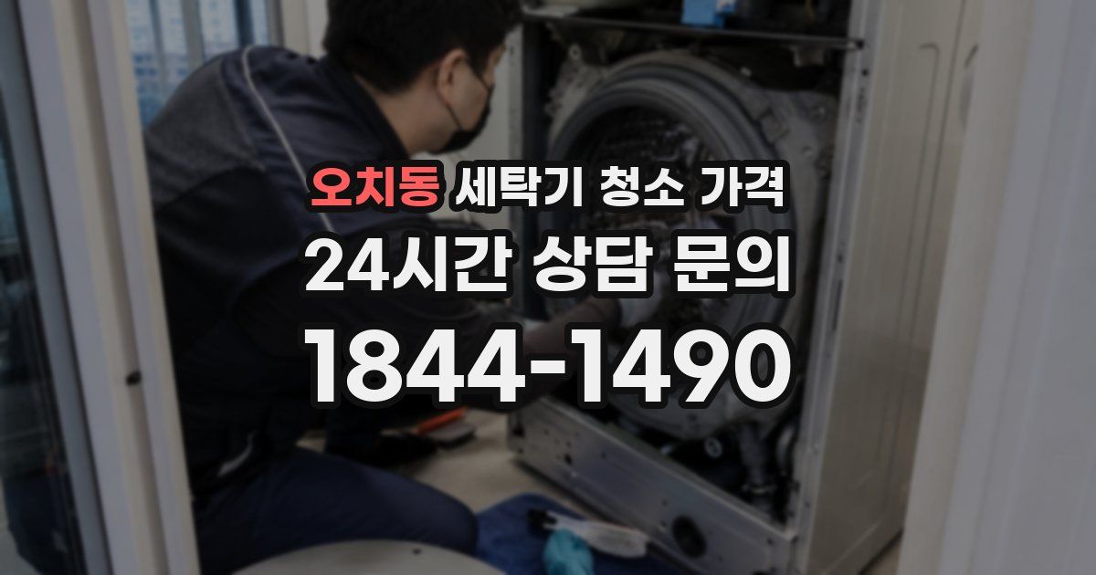 오치동 세탁기 청소 가격