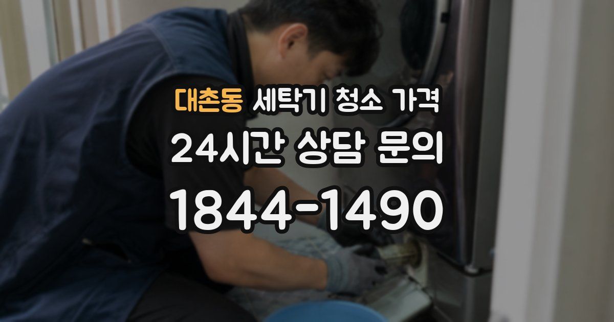 대촌동 세탁기 청소 가격