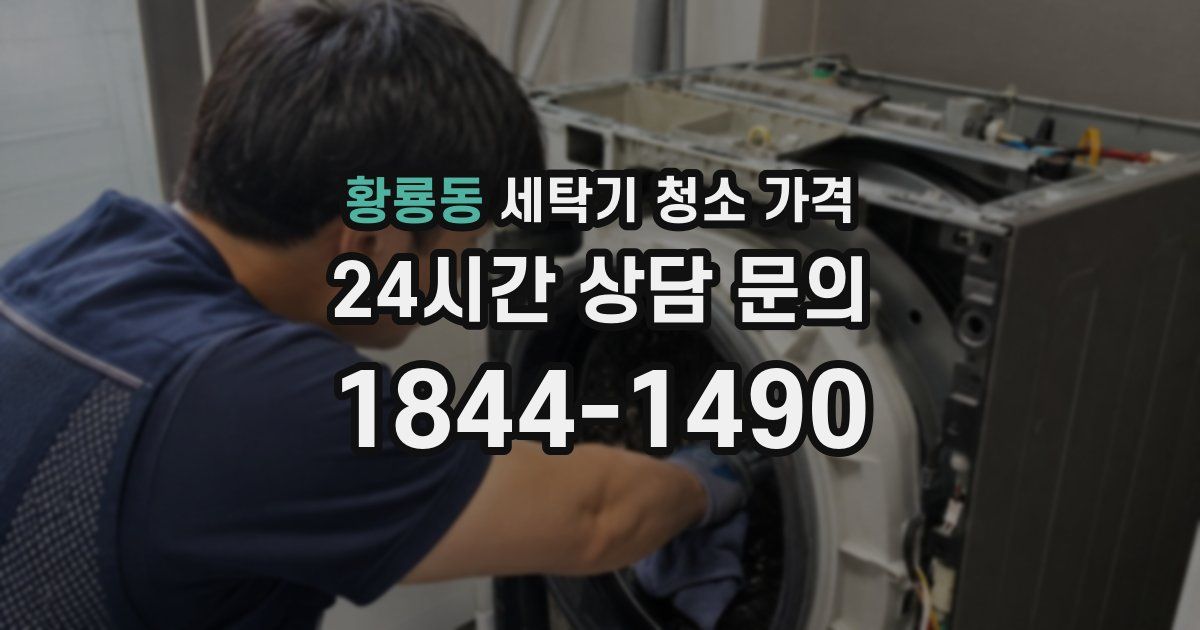 황룡동 세탁기 청소 가격