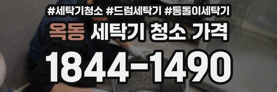 옥동 세탁기 청소 가격