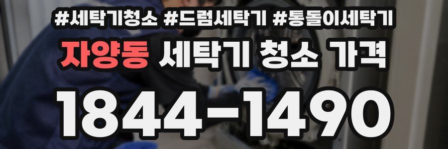 자양동 세탁기 청소 가격
