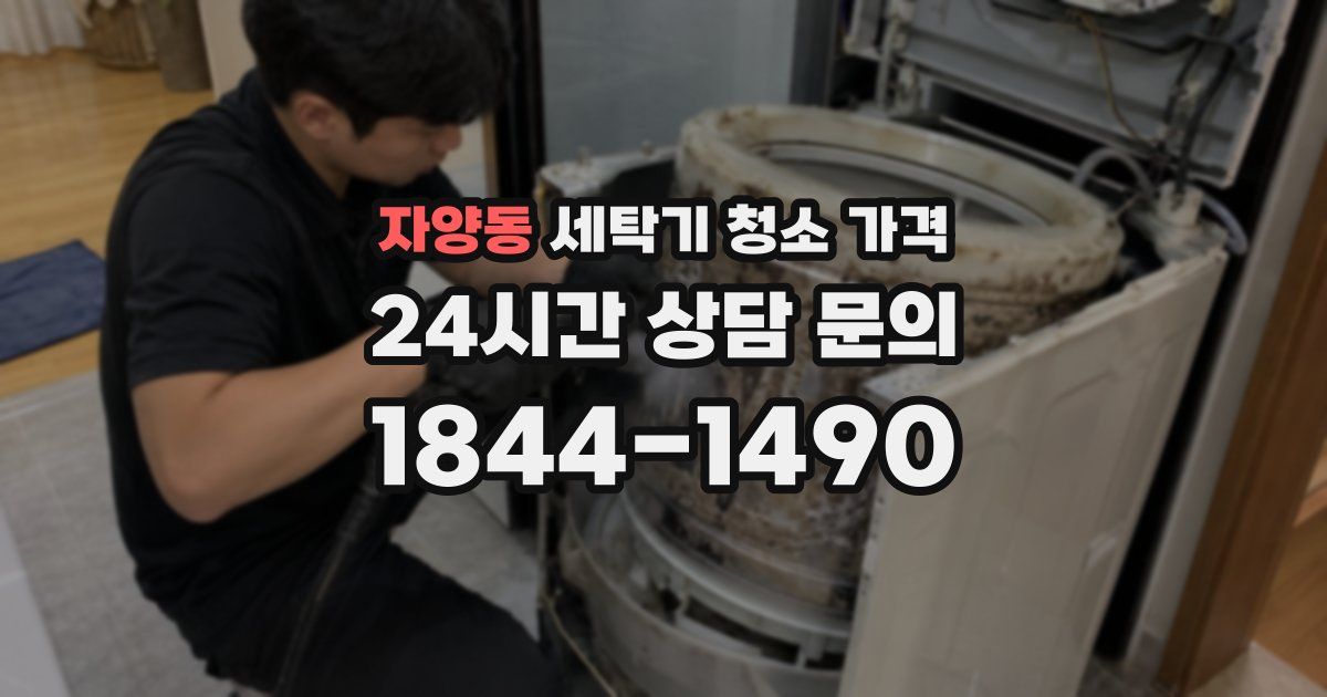 자양동 세탁기 청소 가격