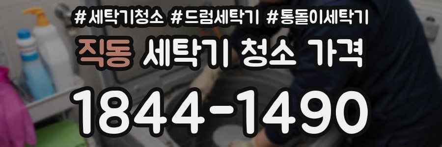 직동 세탁기 청소 가격