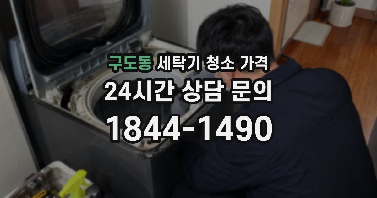 구도동 세탁기 청소 가격