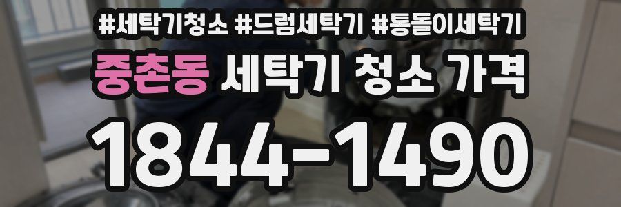 중촌동 세탁기 청소 가격