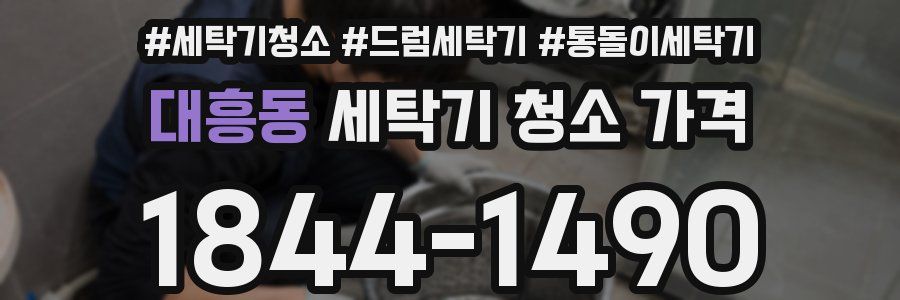 대흥동 세탁기 청소 가격