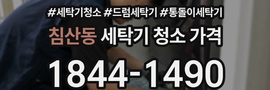 침산동 세탁기 청소 가격