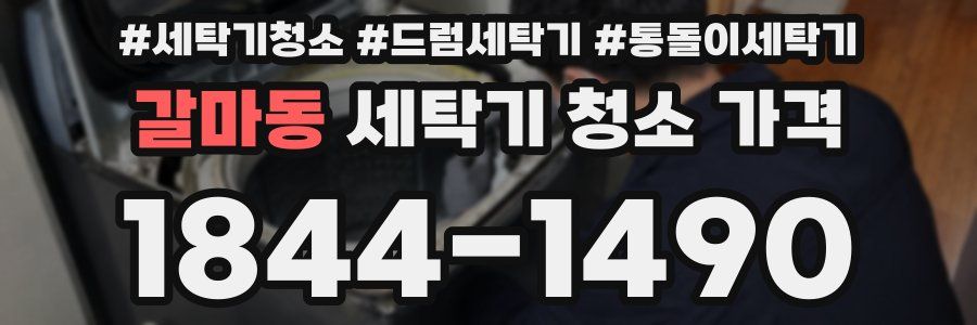 갈마동 세탁기 청소 가격