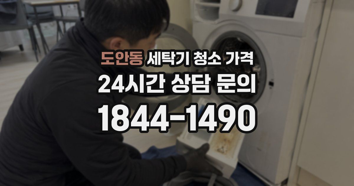 도안동 세탁기 청소 가격