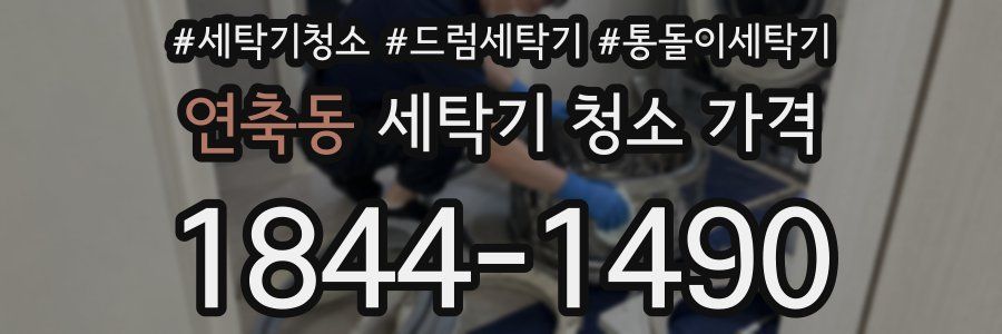 연축동 세탁기 청소 가격