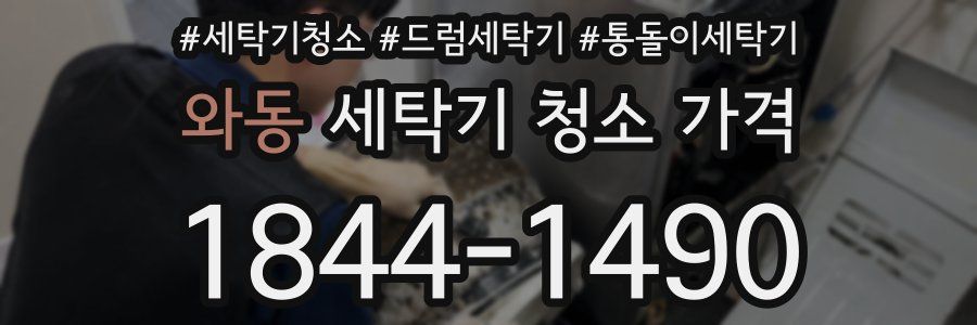 와동 세탁기 청소 가격