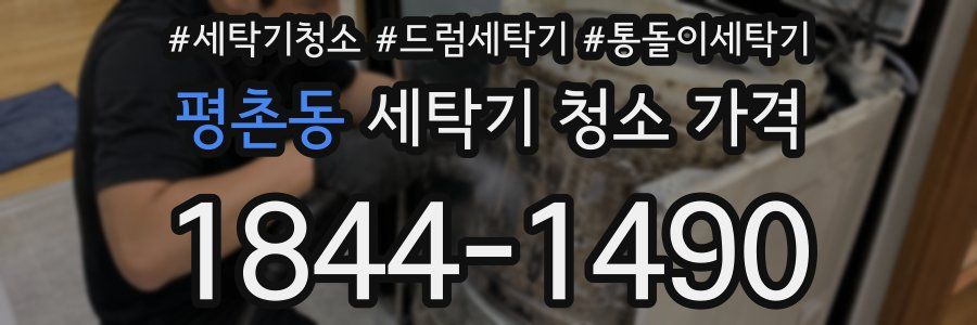 평촌동 세탁기 청소 가격