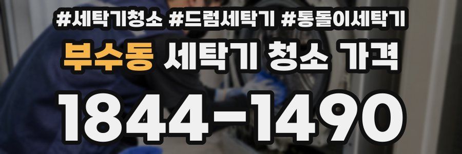 부수동 세탁기 청소 가격