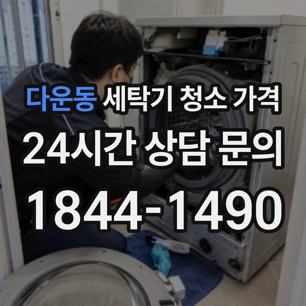 다운동 세탁기 청소 가격